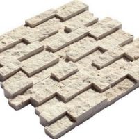 3 Boyutlu Mozaikler - 2,5 X 5 CM  LIGHT TRAVERTINE