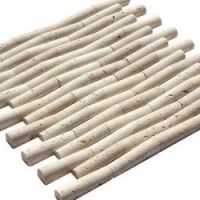 Bambu Mozaikler - 1,9 x 7,5 cm  LIGHT TRAVERTINE