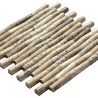 Bambu Mozaikler - 1,9 x 7,5 cm SILVER TRAVERTINE